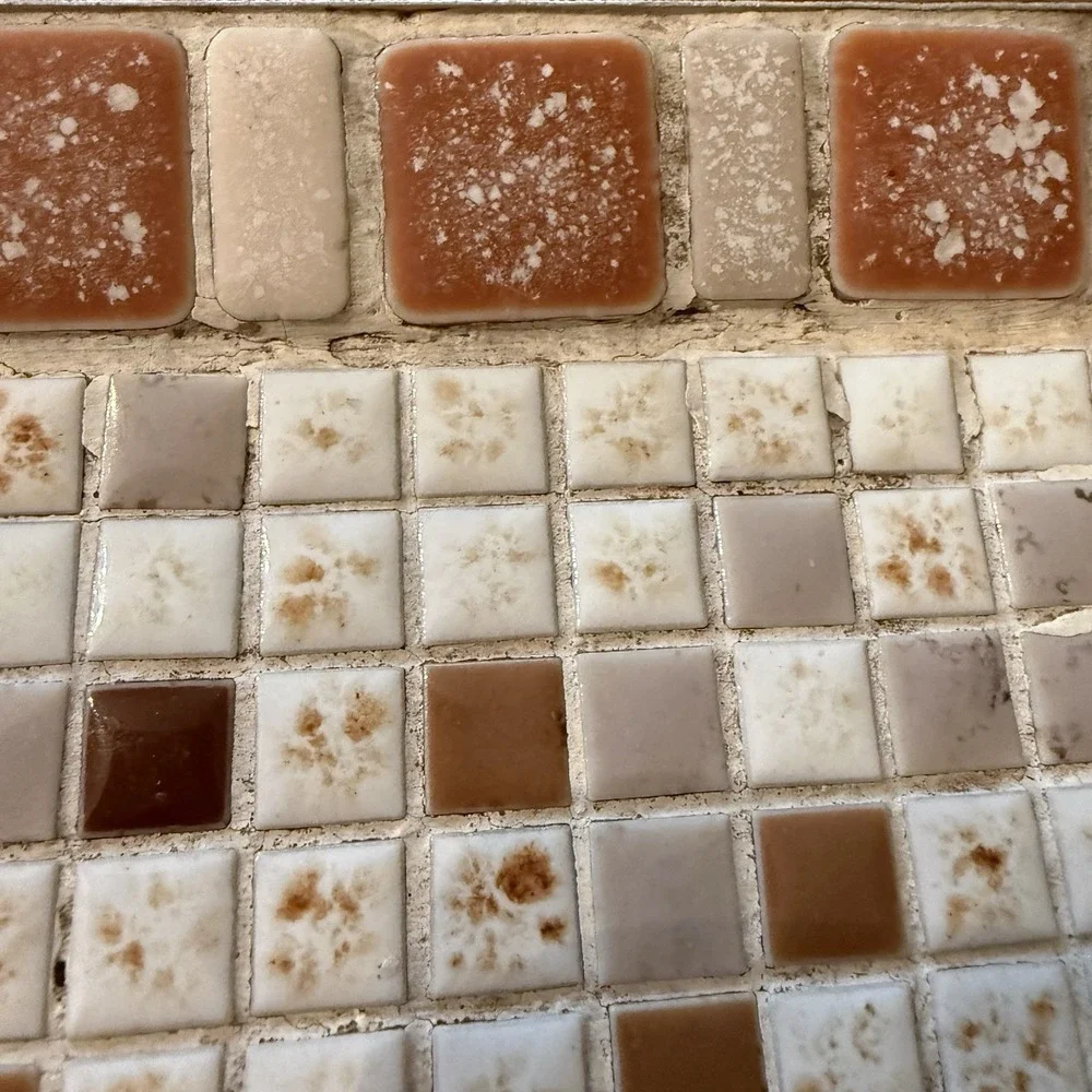 Vintage Mid Century Mosaic Tile Vanity Tray Orthodox Jewish Home 9x5